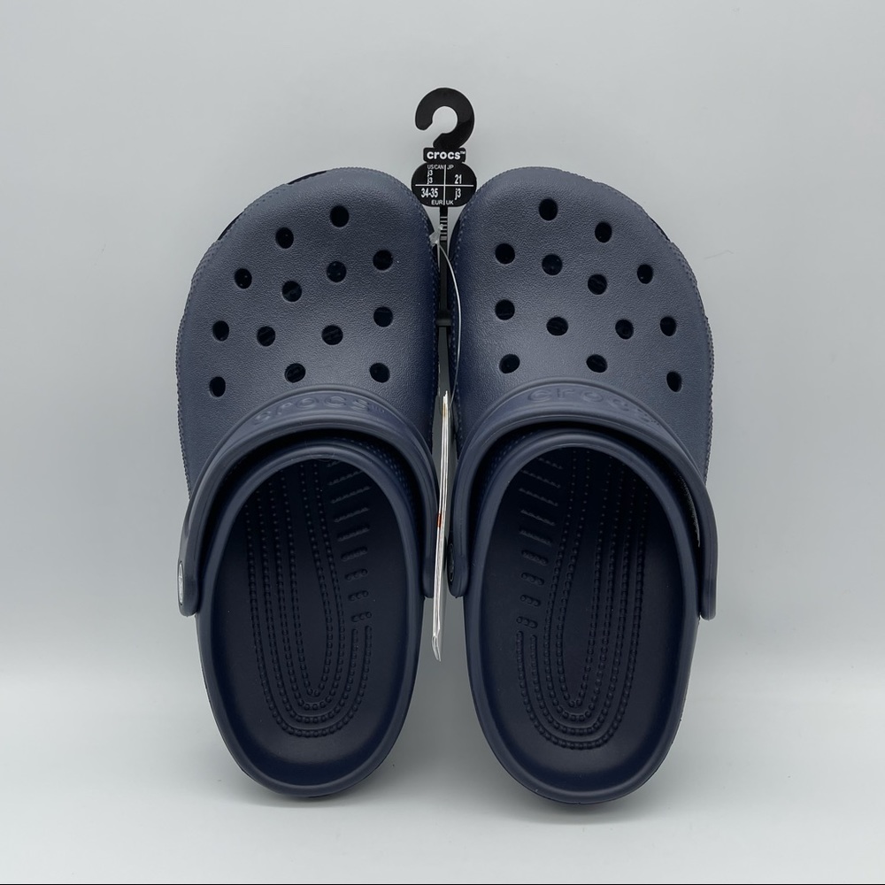 NWT Crocs Women's and Kids' Classic Clog Navy Women's 5, 6, 7, 8 Kids 3, 4, 5, 6